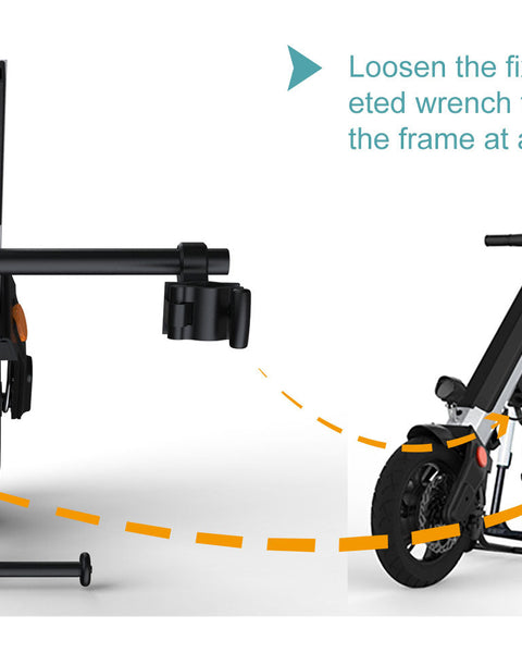 Commuter 36v 12" Electric Handbike Handcycle for Manual Wheelchairs - Inclusive Inc